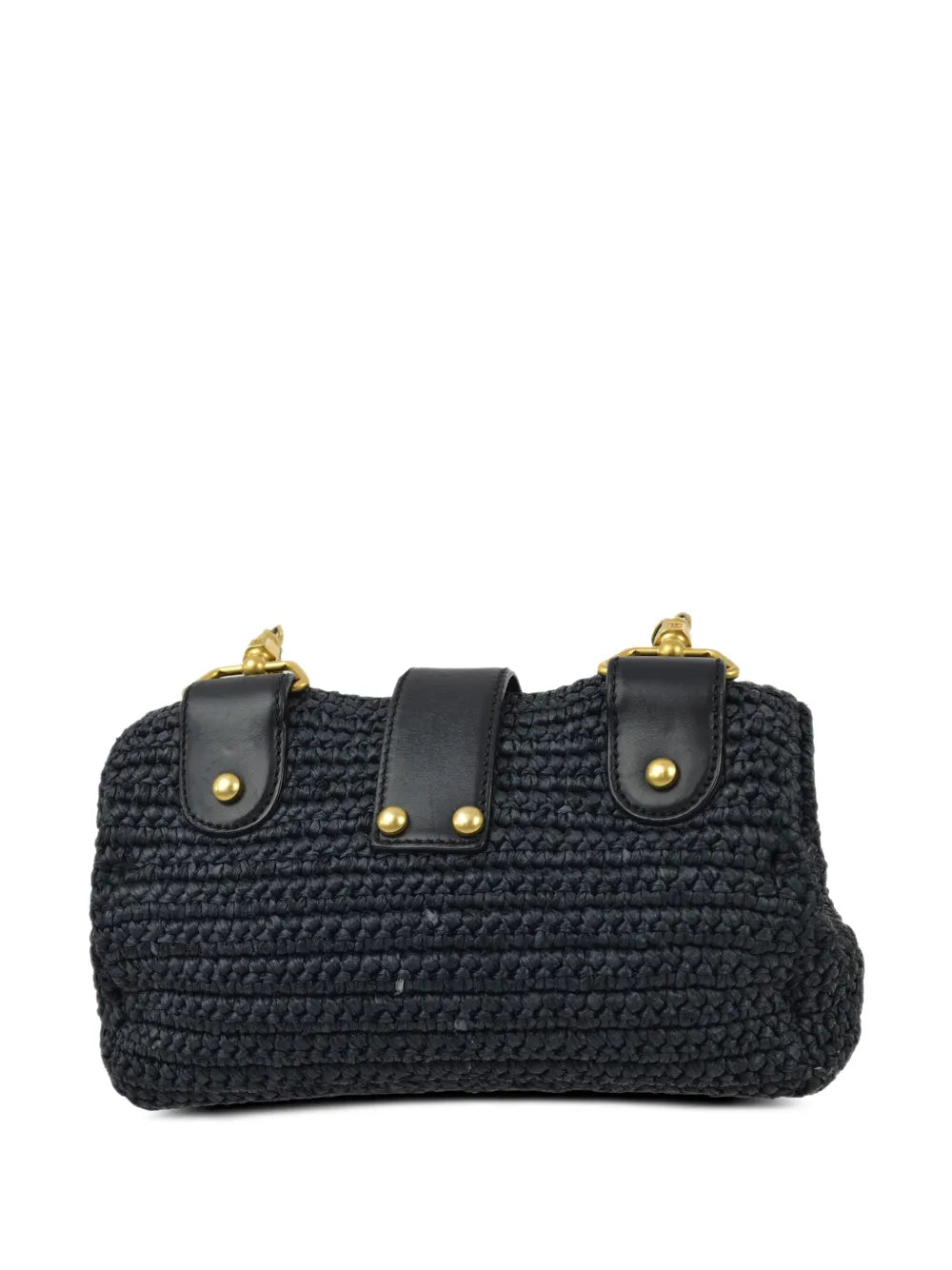 Pre-OwnedCHANEL Pre-Owned2006 CC raffia shoulder bag