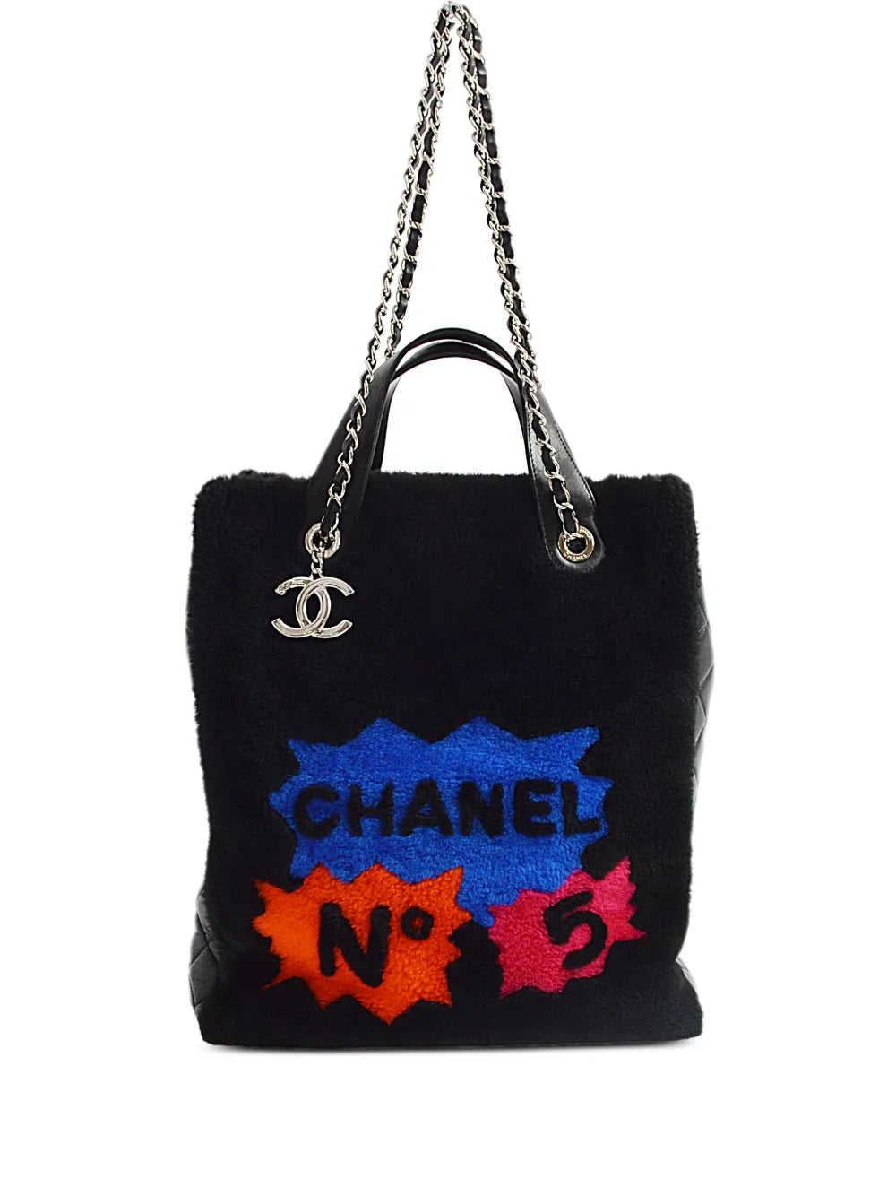 Pre-OwnedCHANEL Pre-Owned2014 N shearling tote bag