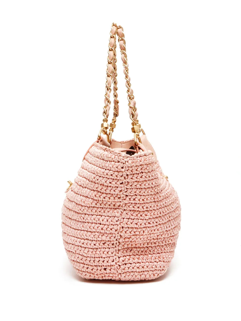 Pre-OwnedCHANEL Pre-Owned2005 CC straw tote bag