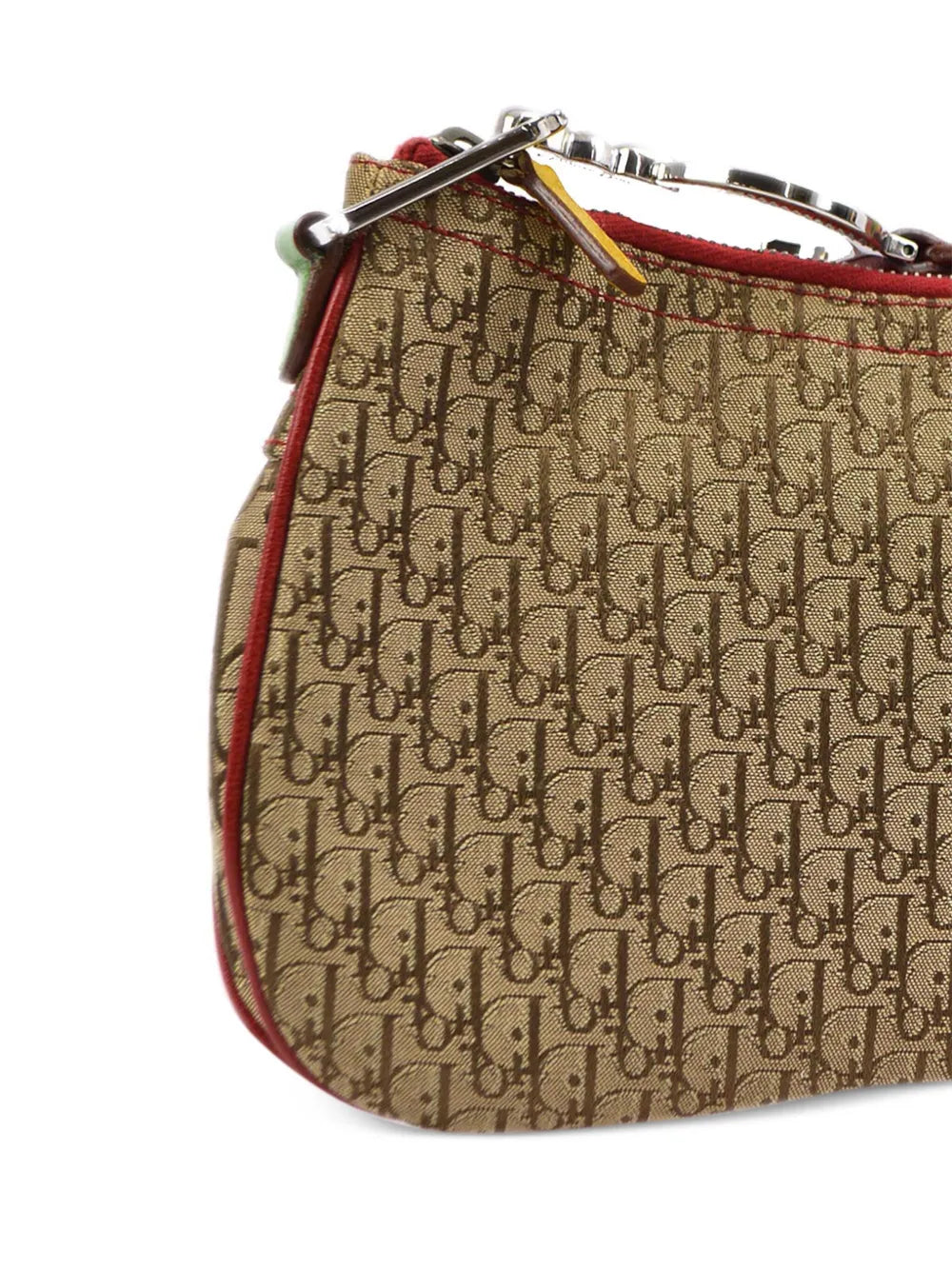 Pre-OwnedChristian Dior Pre-Owned2004 Rasta-Color Trotter Saddle shoulder bag