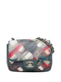 Pre-OwnedCHANEL Pre-Owned2016-2017 Mini Square Classic Printed Lambskin Airlines Flap crossbody bag