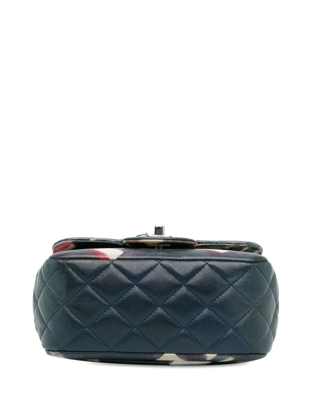 Pre-OwnedCHANEL Pre-Owned2016-2017 Mini Square Classic Printed Lambskin Airlines Flap crossbody bag