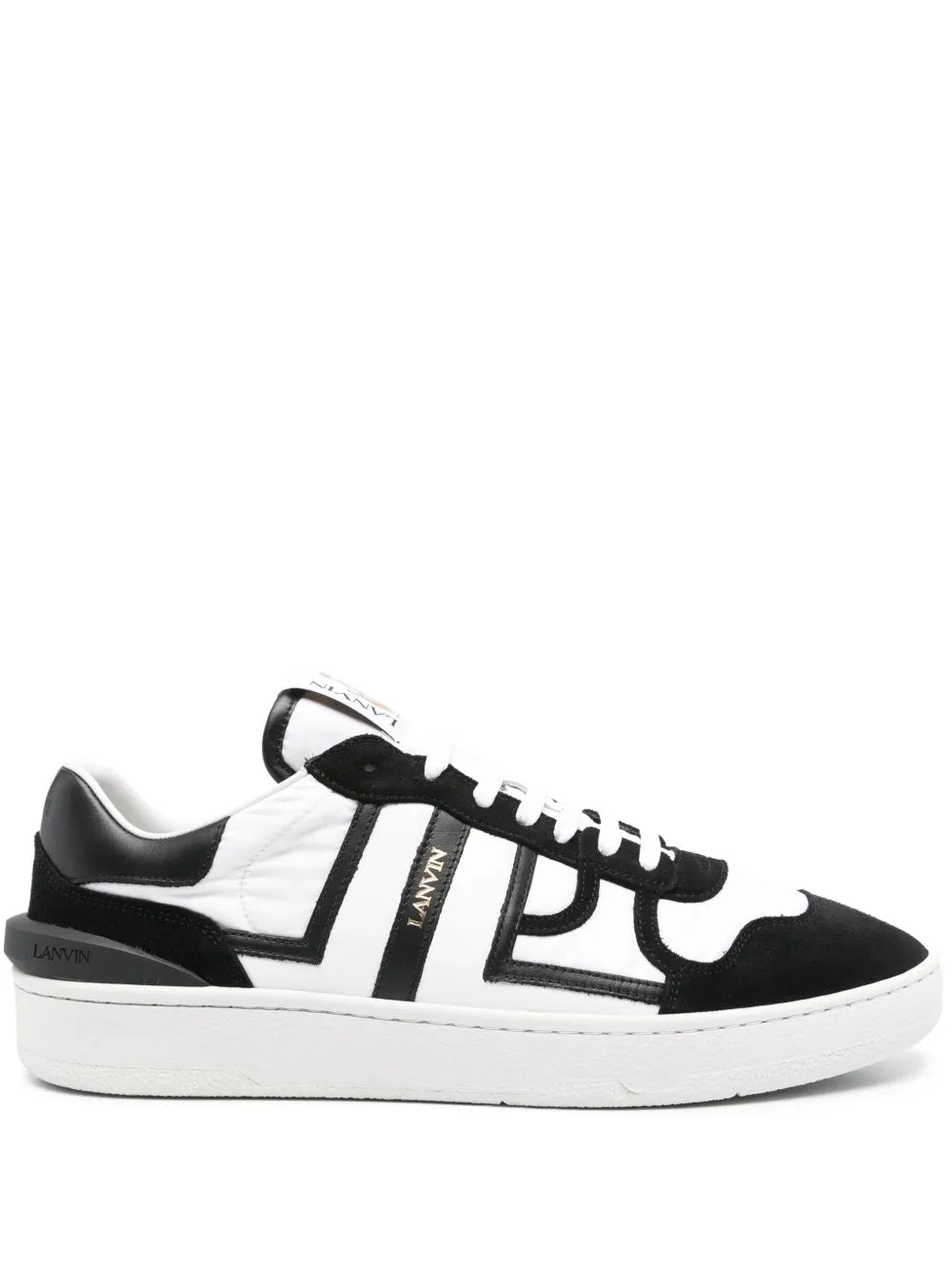 Lanvin Panelled Lace-Up Sneakers