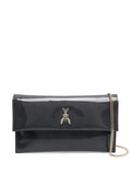 Patrizia PepeFly-logo chain clutch bag
