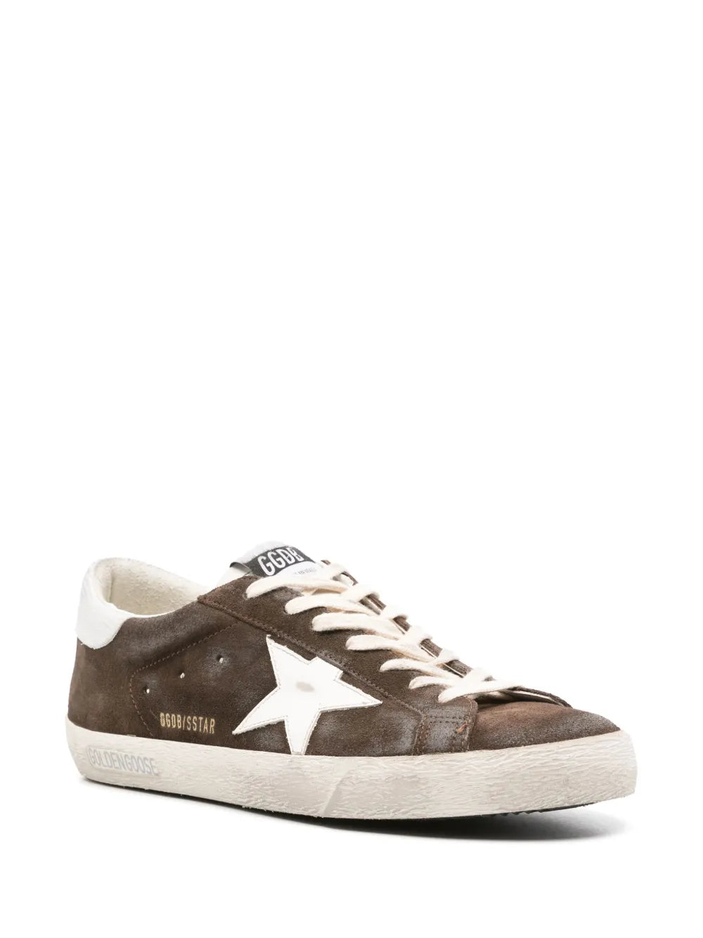 Golden Goose Super-Star Distressed Suede Sneakers