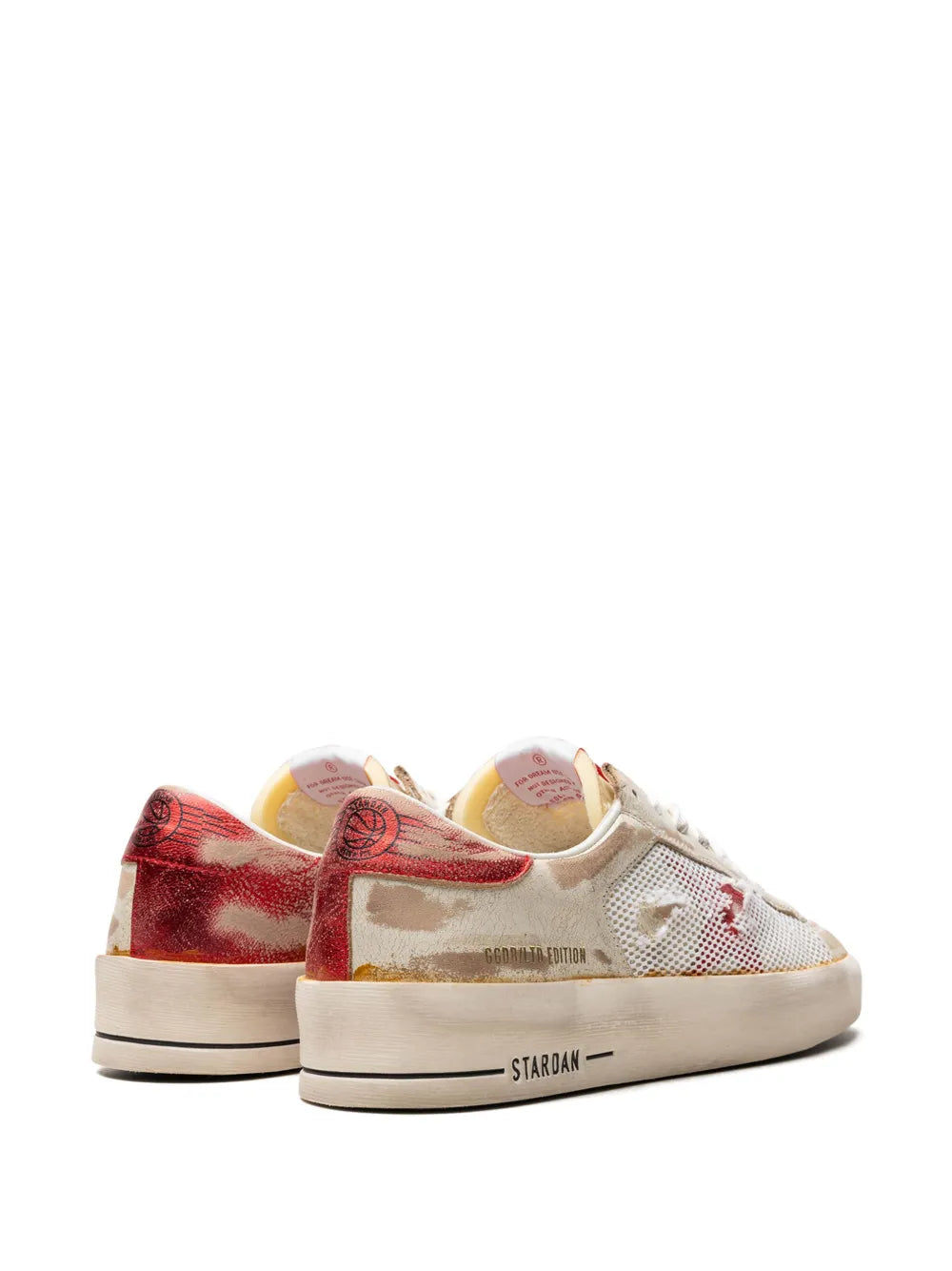 Golden Goose Stardan White/Red Sneakers