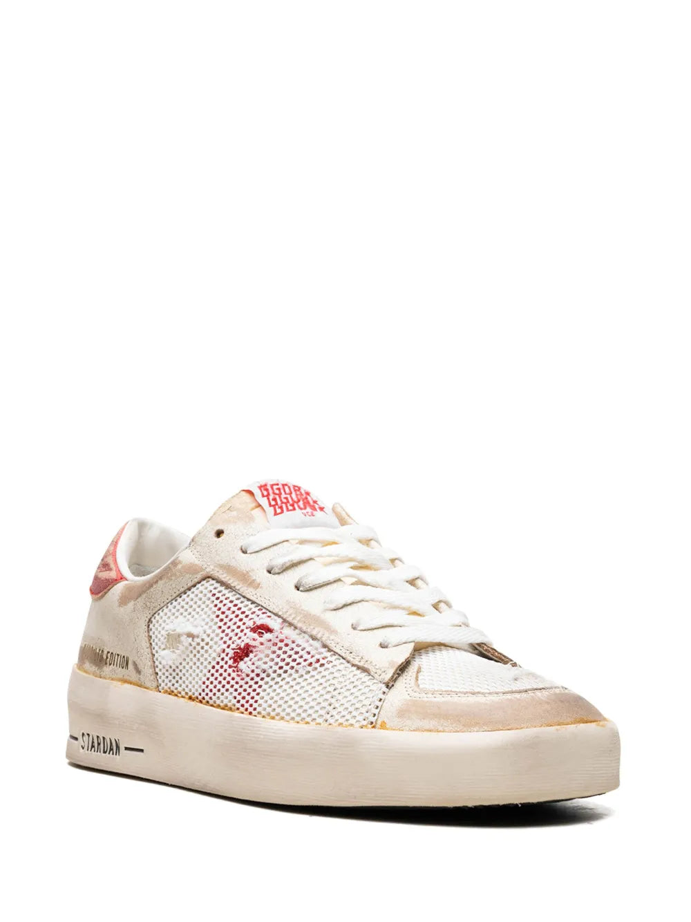 Golden Goose Stardan White/Red Sneakers