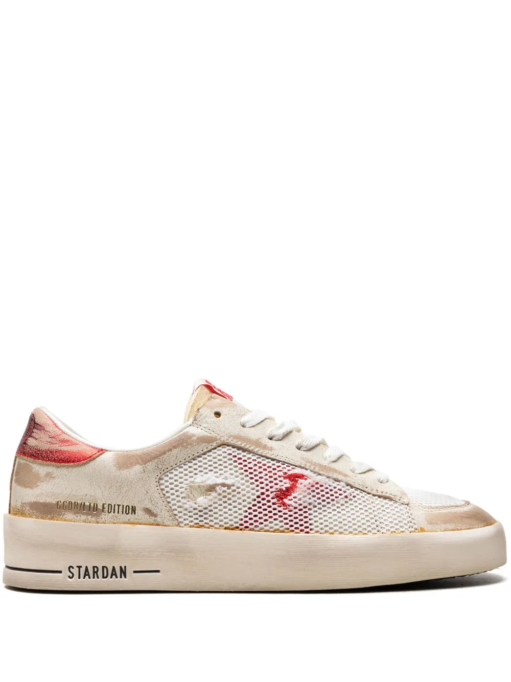 Golden Goose Stardan White/Red Sneakers