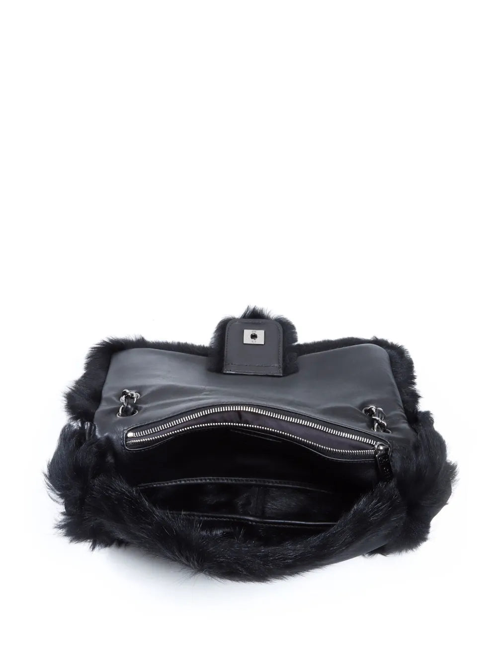 Pre-OwnedCHANEL Pre-Owned2007 Mink fur CC flap shoulder bag