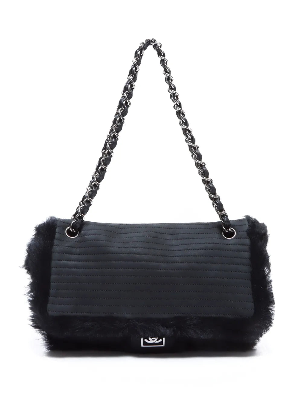Pre-OwnedCHANEL Pre-Owned2007 Mink fur CC flap shoulder bag