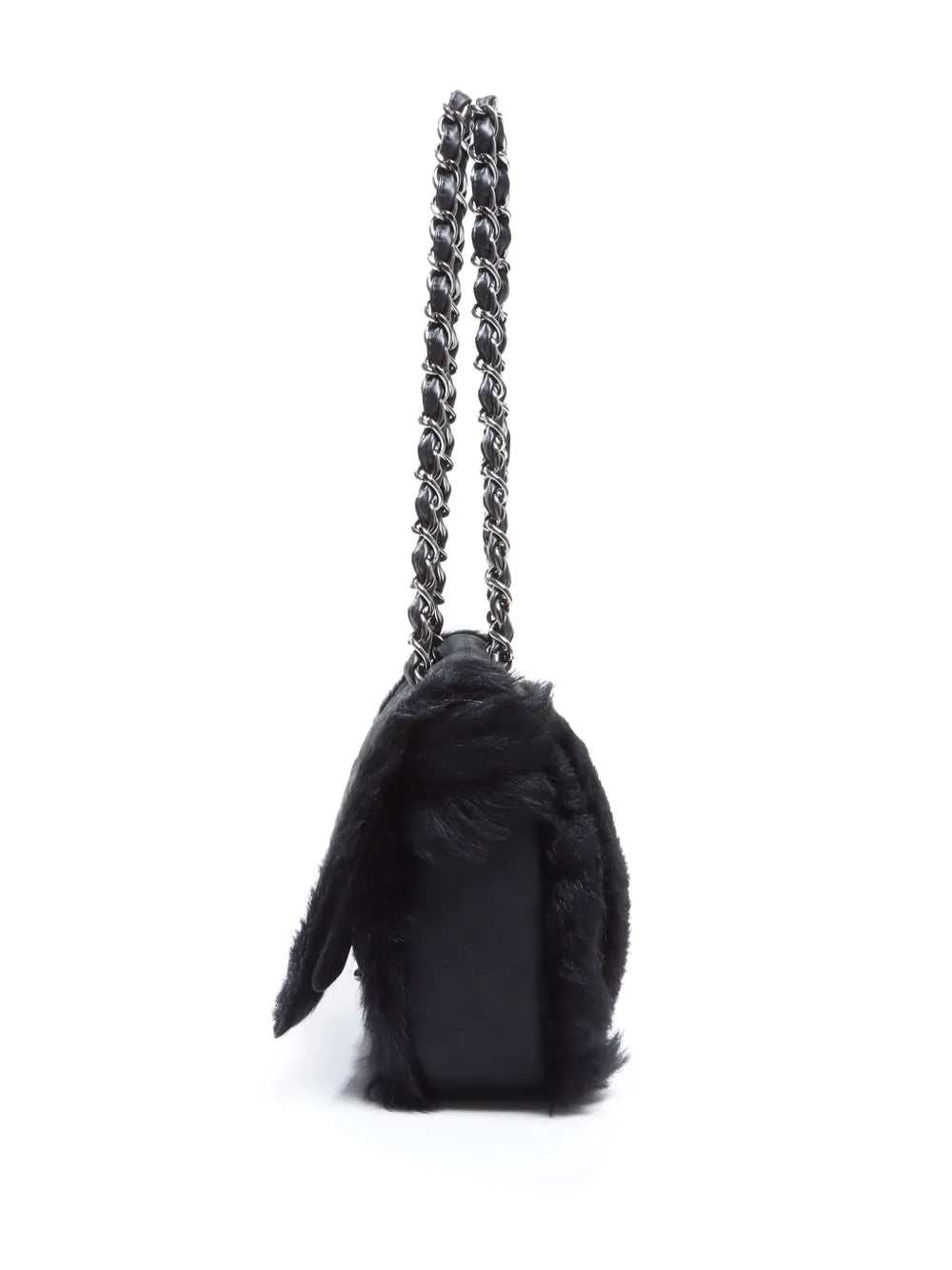 Pre-OwnedCHANEL Pre-Owned2007 Mink fur CC flap shoulder bag