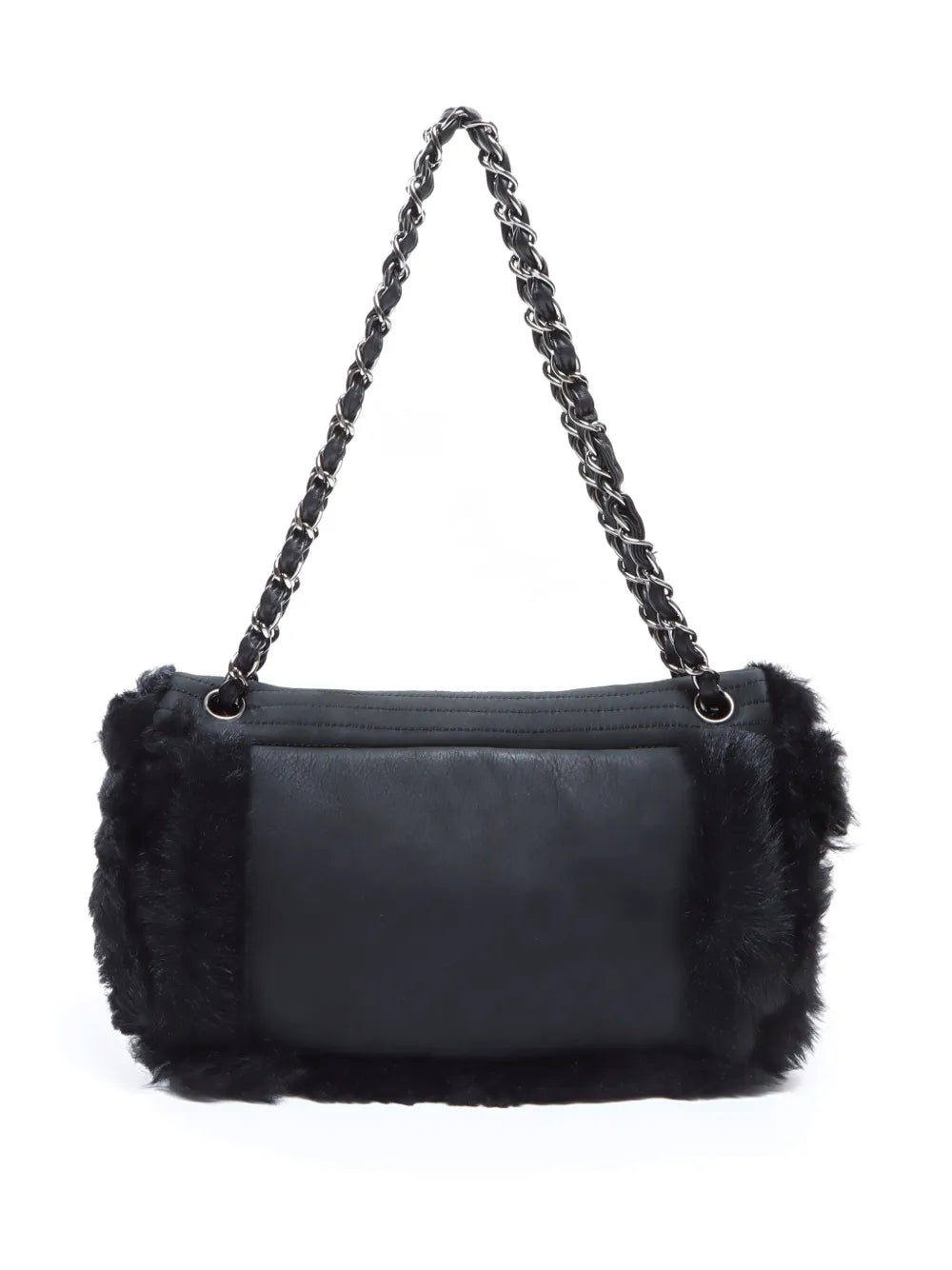 Pre-OwnedCHANEL Pre-Owned2007 Mink fur CC flap shoulder bag