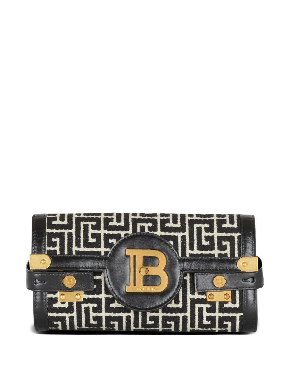 New SeasonBalmainB-Buzz 23 monogram clutch bag