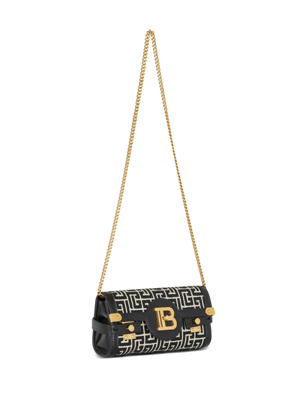 New SeasonBalmainB-Buzz 23 monogram clutch bag