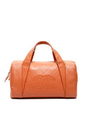 Pre-OwnedCHANEL Pre-Owned2005 CC chevron-quilted travel bag