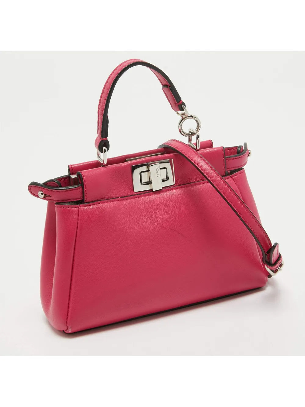 Pre-OwnedFENDI2015 micro Peekaboo two-way bag