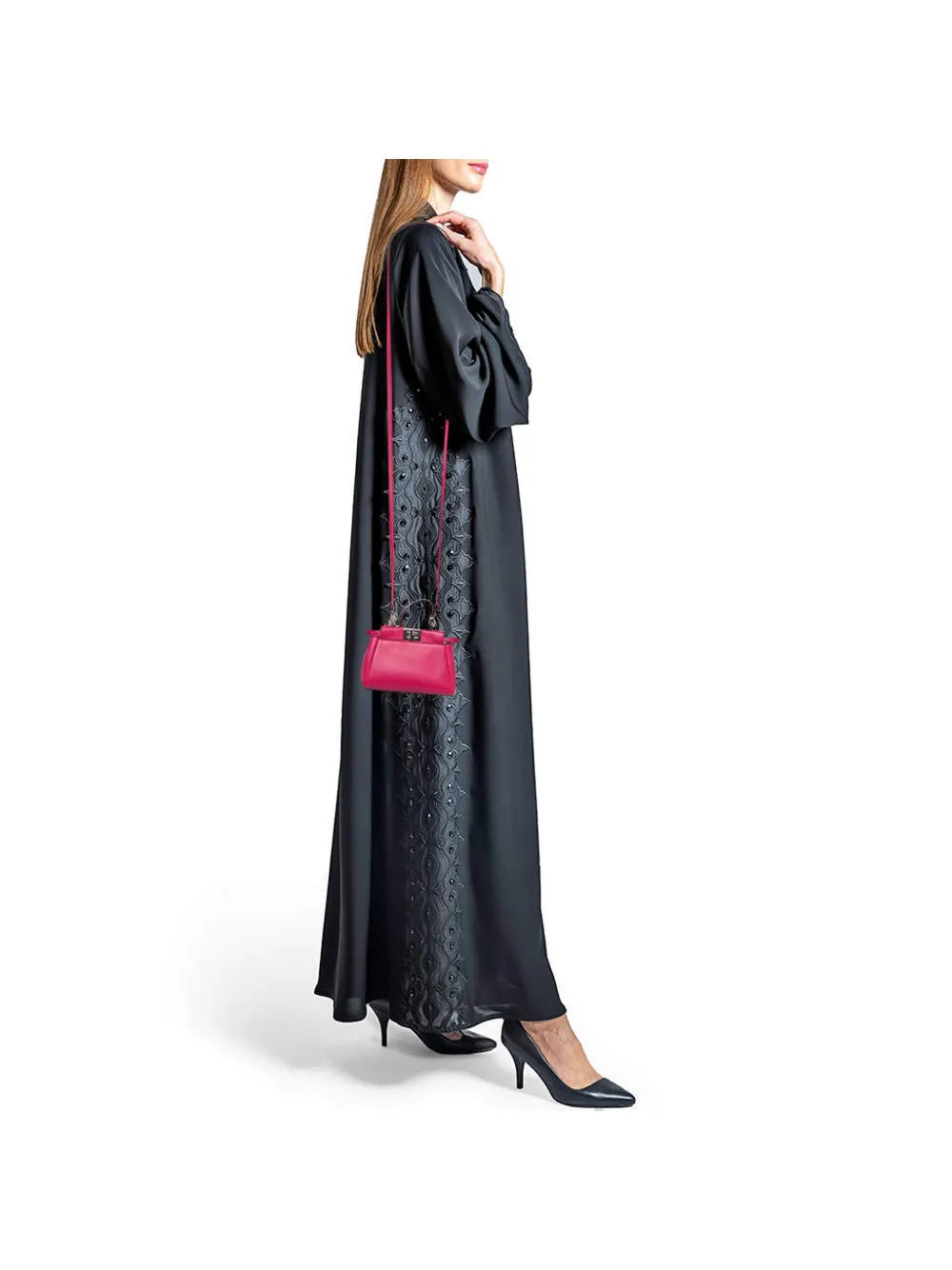 Pre-OwnedFENDI2015 micro Peekaboo two-way bag