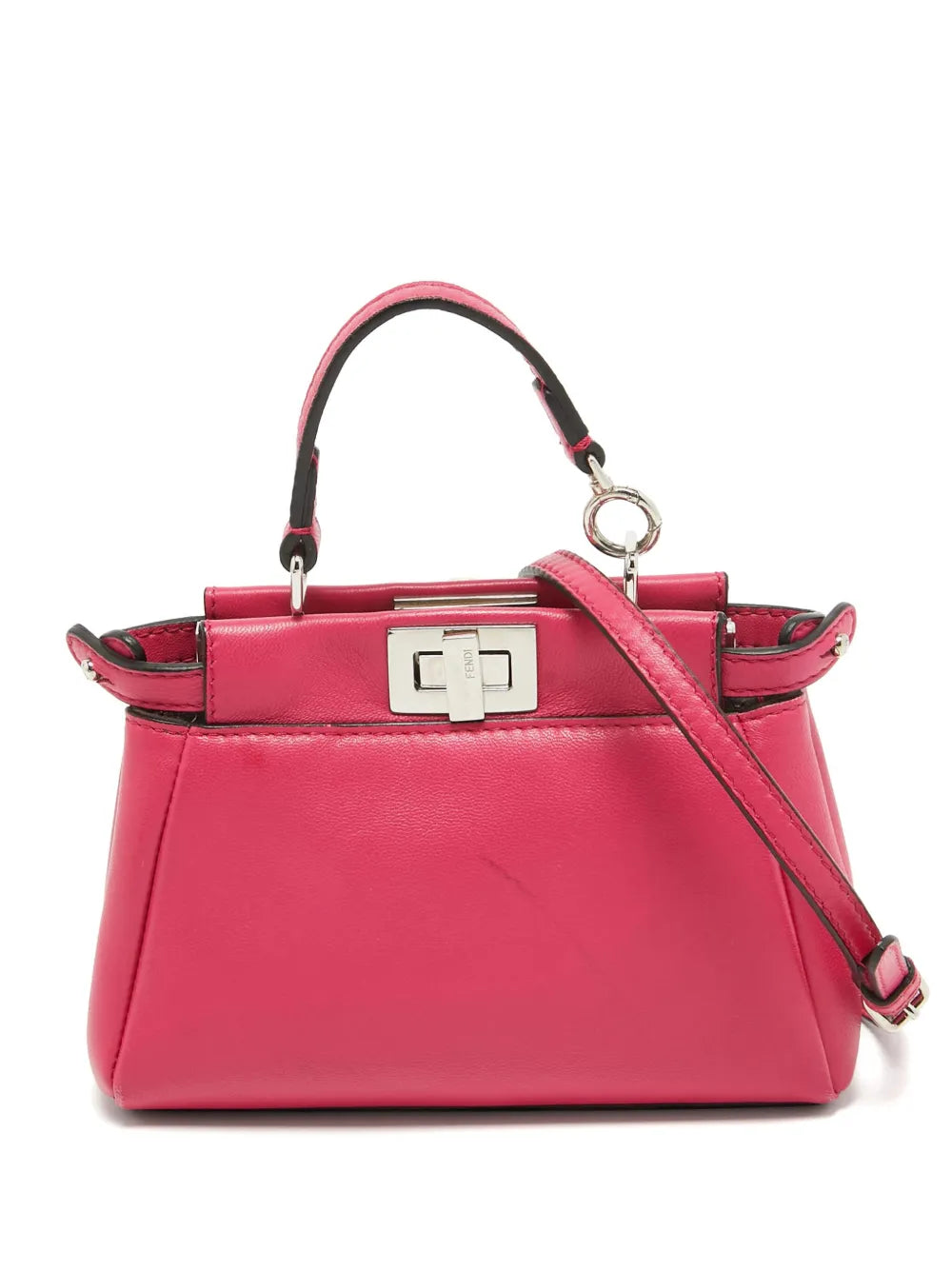 Pre-OwnedFENDI2015 micro Peekaboo two-way bag