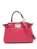 Pre-OwnedFENDI2015 micro Peekaboo two-way bag