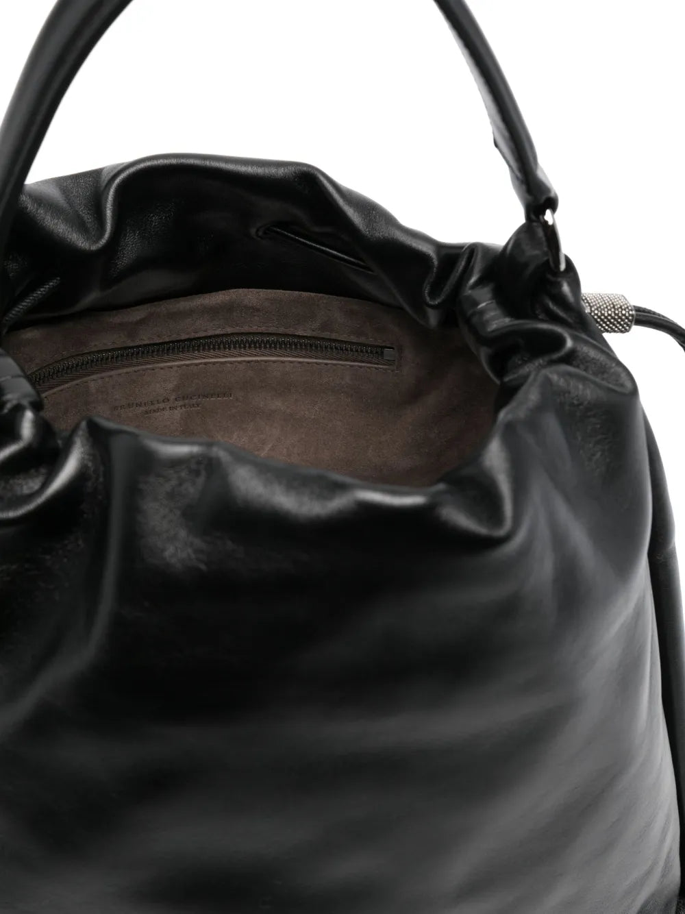 New SeasonBrunello Cucinellilogo-debossed tote bag