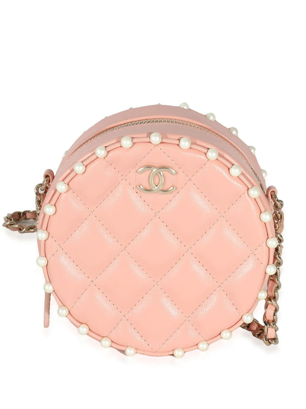 Pre-OwnedCHANEL Pre-Owned2019 Round shoulder bag