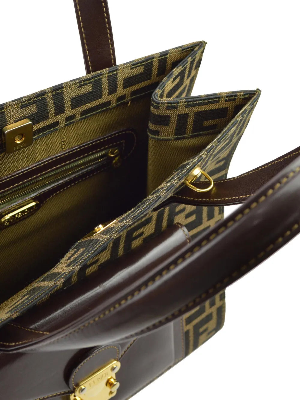 Pre-OwnedFendi Pre-Owned1990-2000s Zucca two-way handbag
