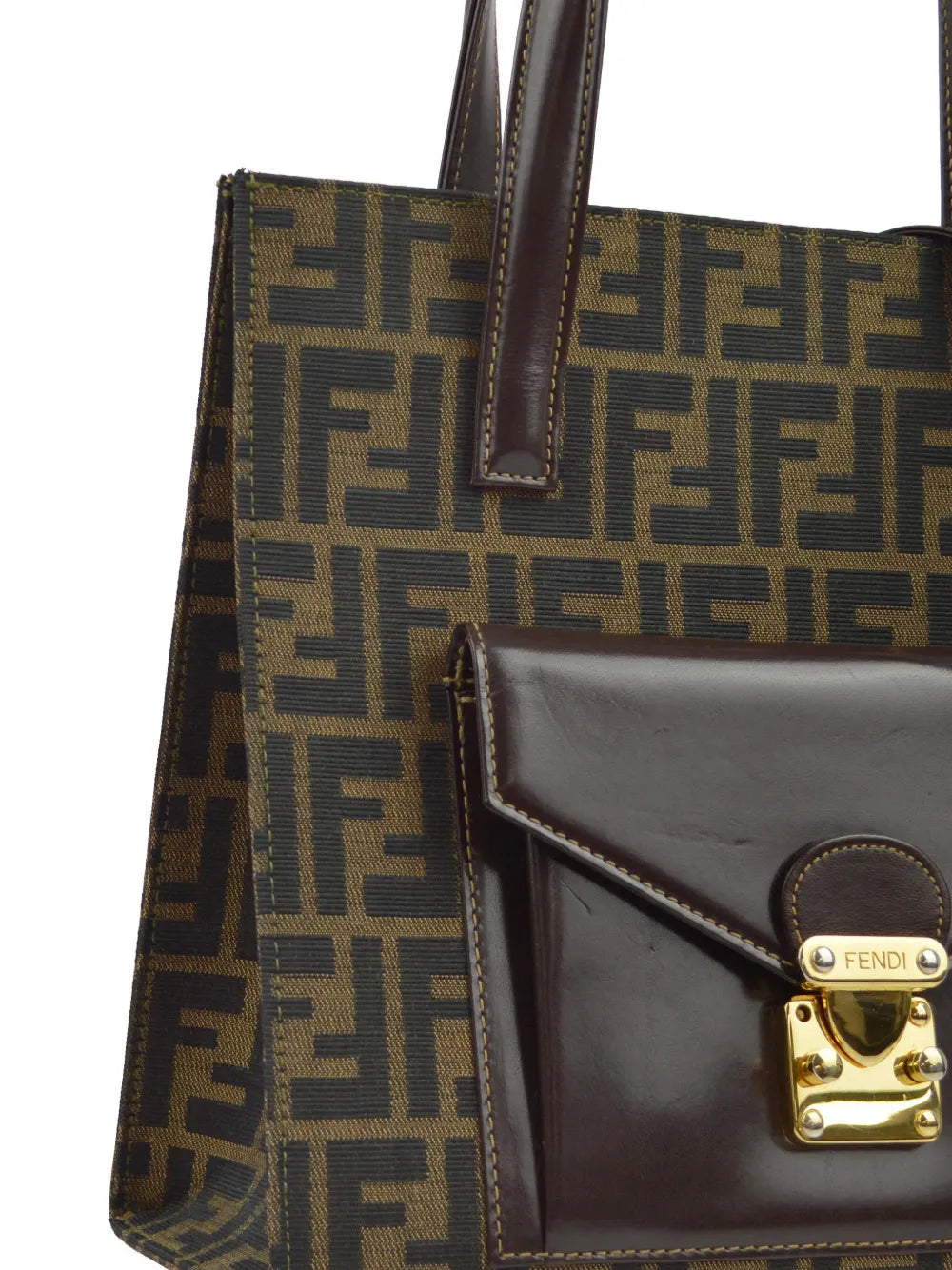 Pre-OwnedFendi Pre-Owned1990-2000s Zucca two-way handbag