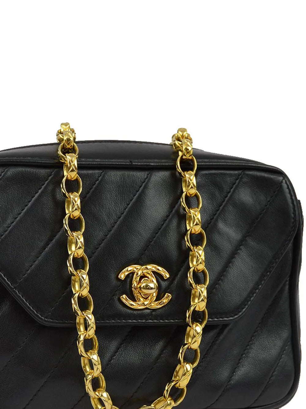 Pre-OwnedCHANEL Pre-Owned1992 CC turn-lock camera bag