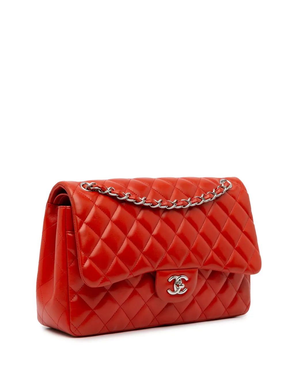 Pre-OwnedCHANEL Pre-Owned2011 Jumbo Classic Lambskin Double Flap shoulder bag