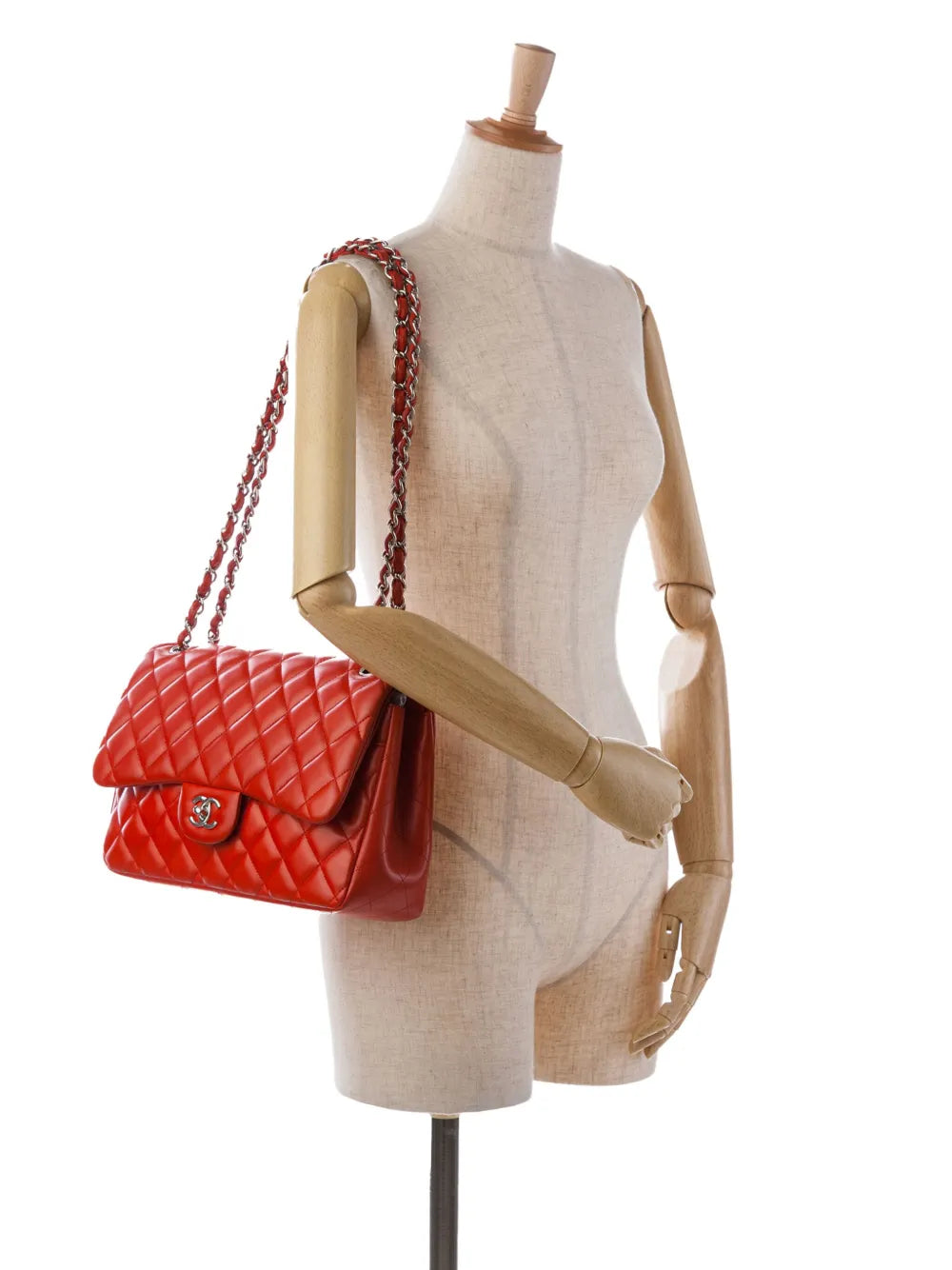Pre-OwnedCHANEL Pre-Owned2011 Jumbo Classic Lambskin Double Flap shoulder bag