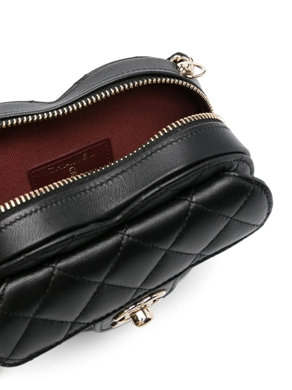 Pre-OwnedCHANEL Pre-Owned2022 mini Heart cross body bag