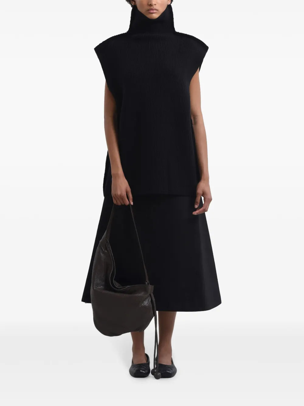 Marnileather shoulder bag