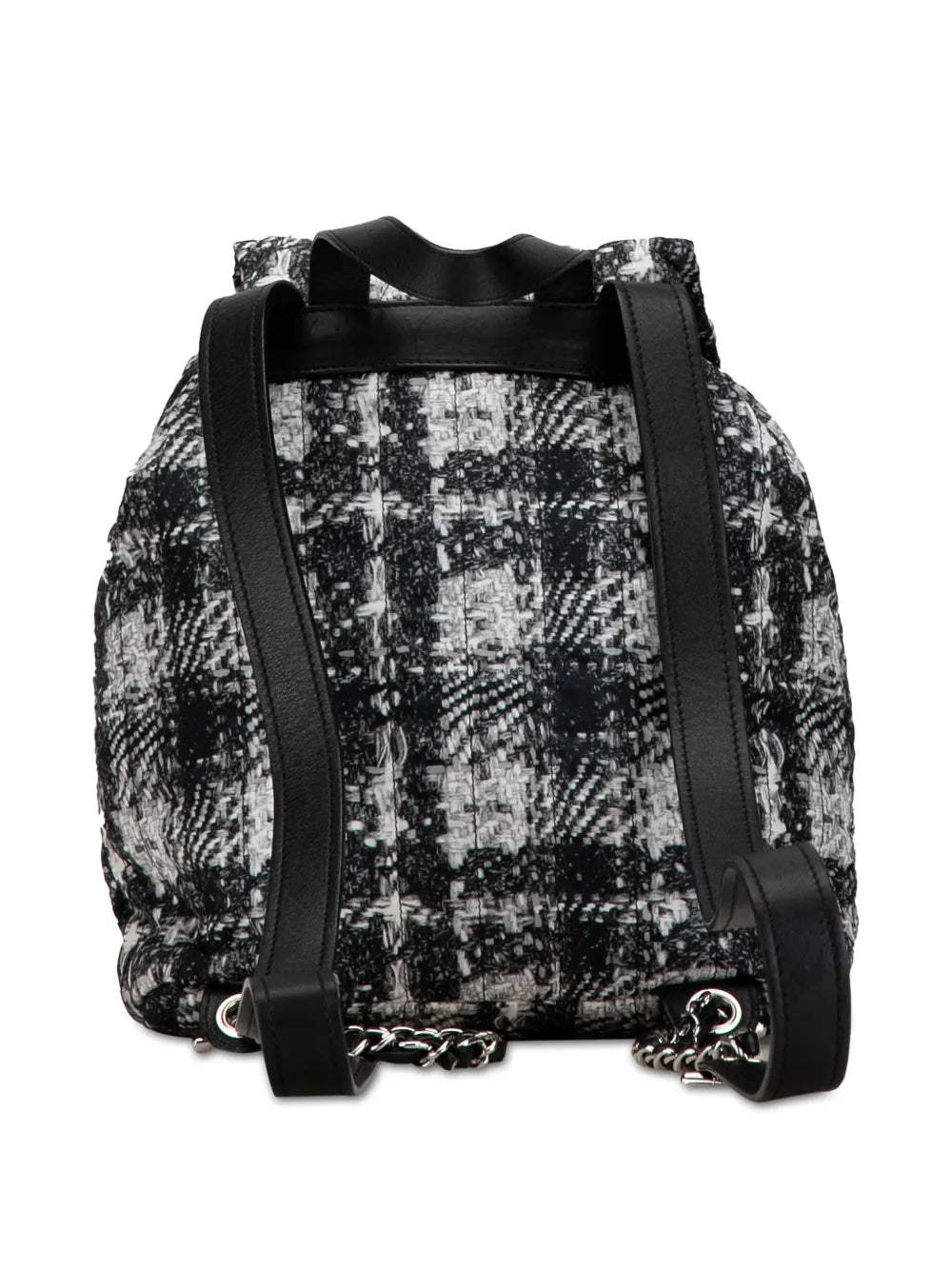 Pre-OwnedCHANEL Pre-Owned2013-2014 CC Nylon Tweed Printed backpack