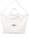 TEKLAlogo-embroidered beach bag