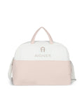 Aigner Kidslogo-embroidered diaper bag