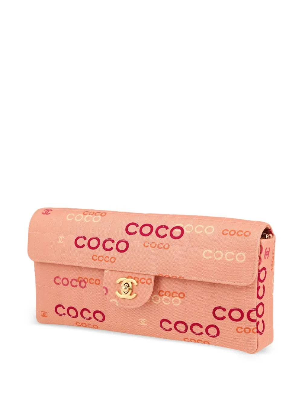 Pre-OwnedCHANEL Pre-Owned2002 Choco Bar shoulder bag