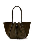 Proenza Schoulerlarge Ruched suede tote bag