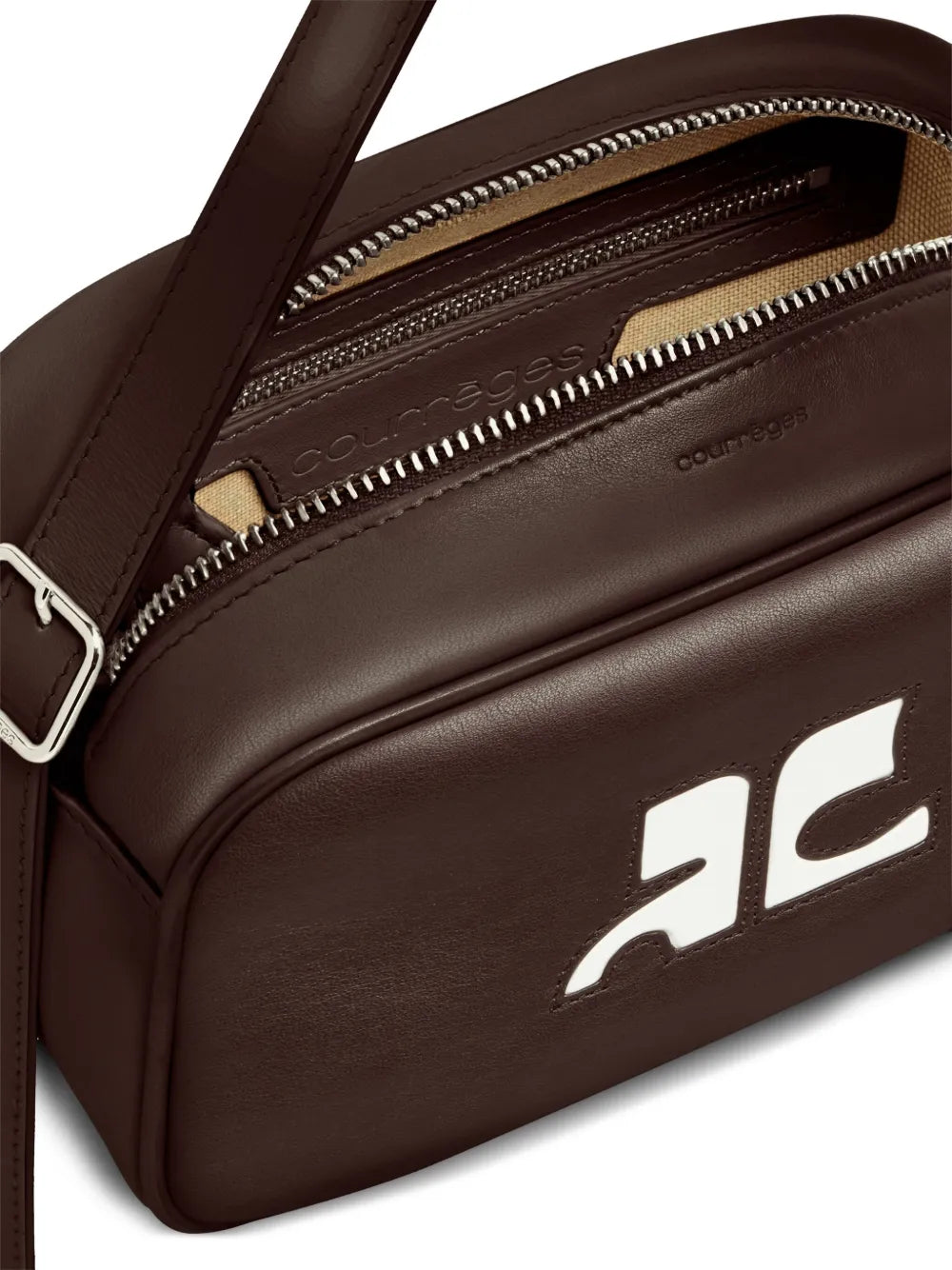 Courr?esReedition leather camera bag