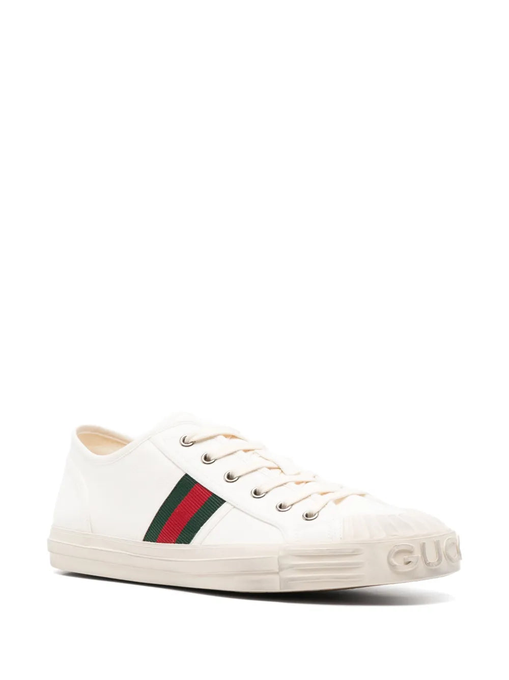Gucci Web-Trim Sneakers