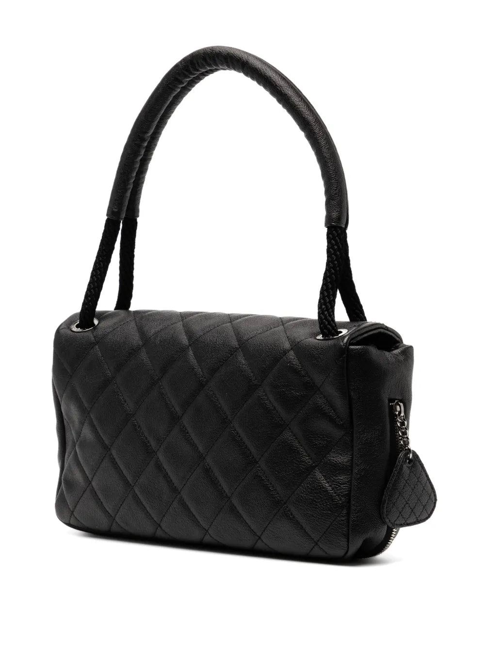 Pre-OwnedCHANEL Pre-Owned2008 Medium Classic Zippered Expandable Rubber CC Flap Bag