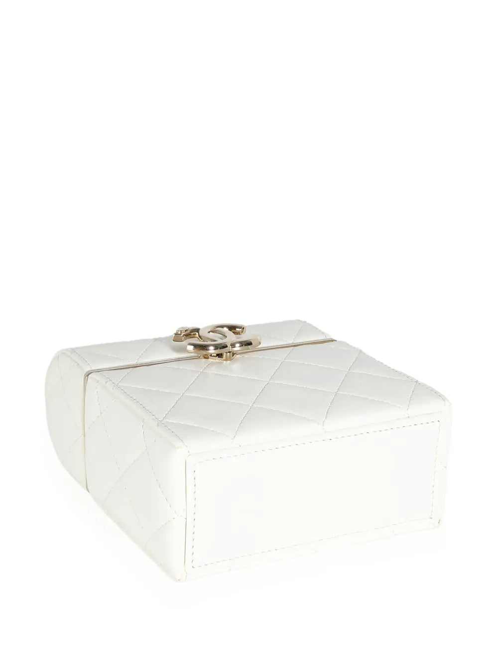 Pre-OwnedCHANEL Pre-Owned2022 mini diamond-quilted box clutch bag