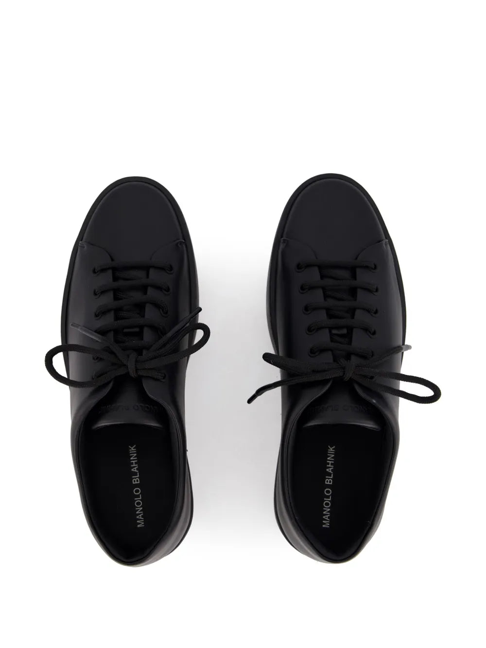 Manolo Blahnik Leather Trainers