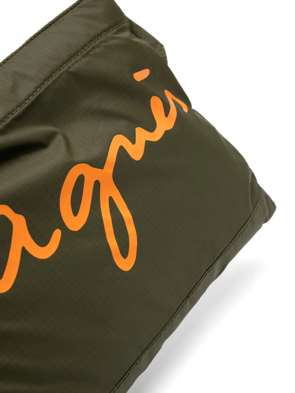 agn? b. logo print shoulder bag