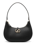 agnès b. logo-lettering leather shoulder bag