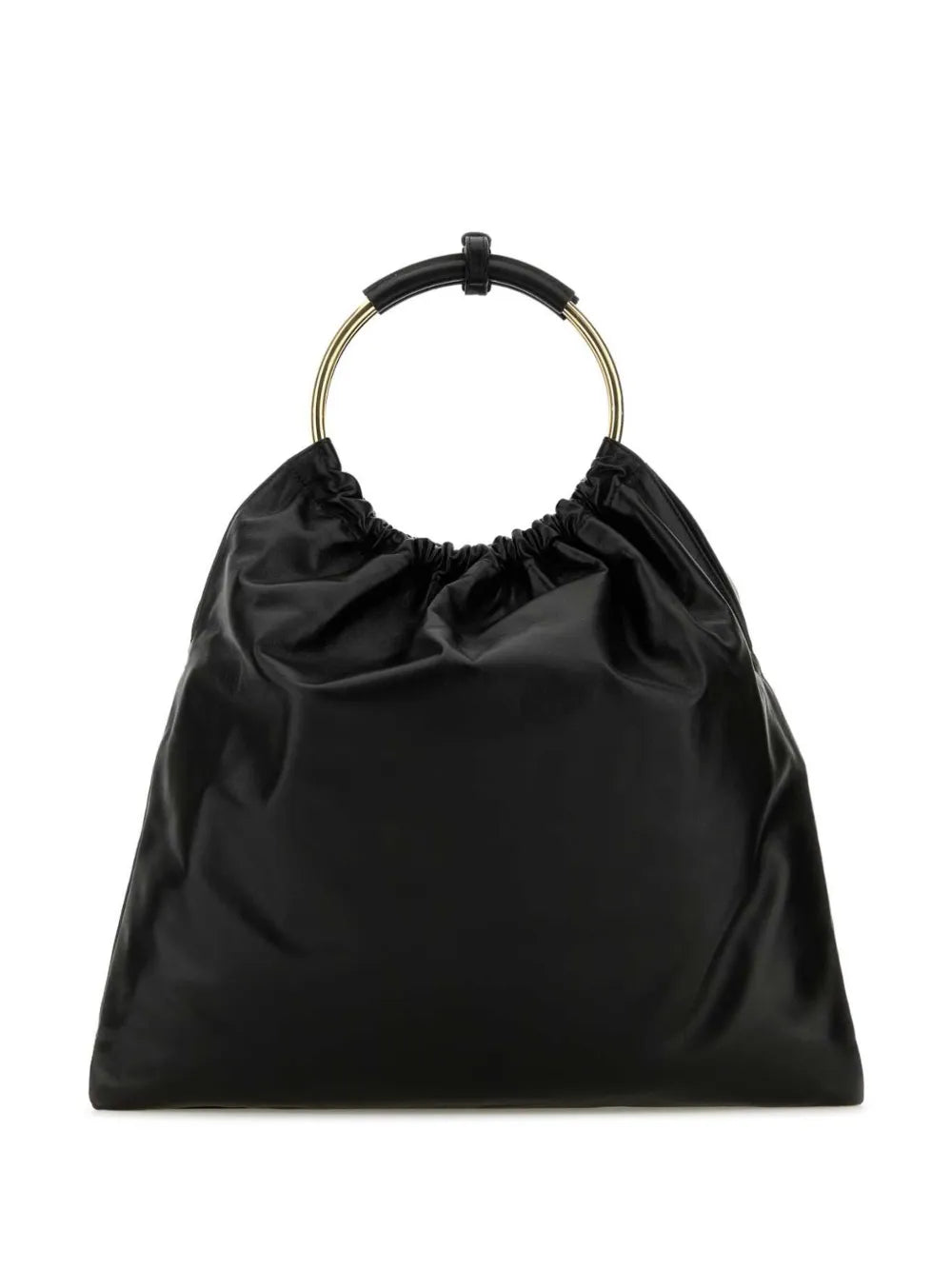 Pradatriangle-logo bucket bag