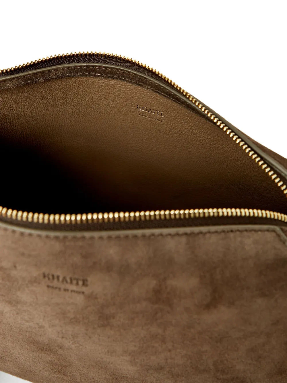 KHAITEmedium Lina suede cross body bag