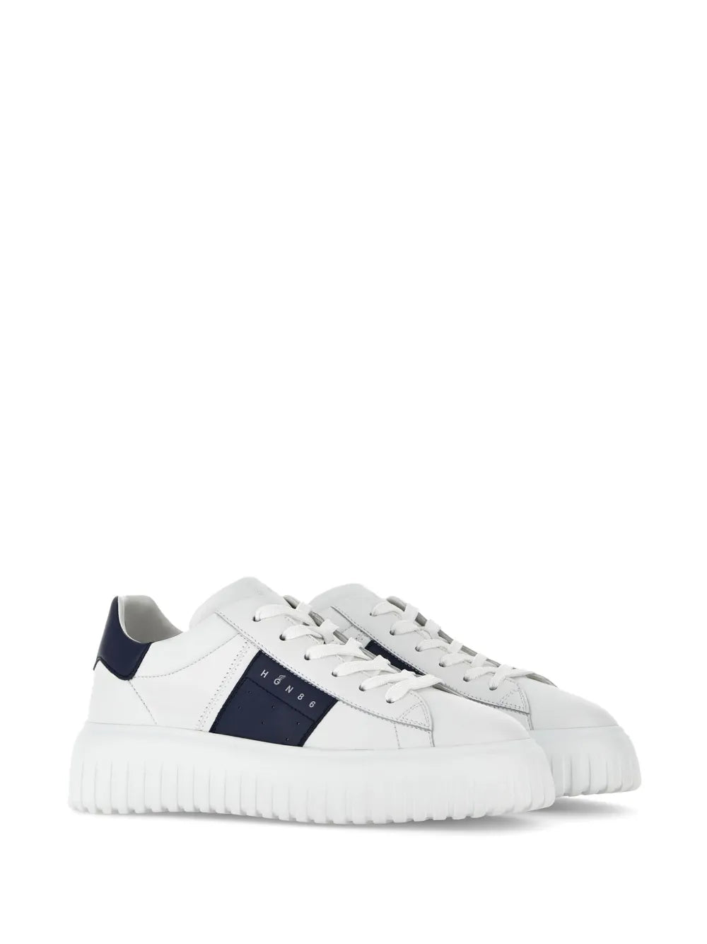 Hogan H-Stripes Leather Sneakers