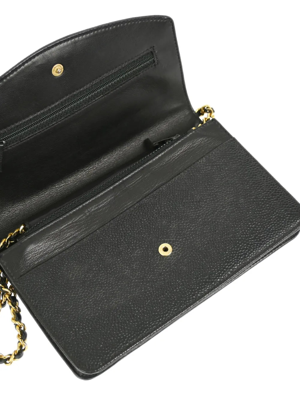 Pre-OwnedCHANEL Pre-Owned1997 CC leather chain wallet