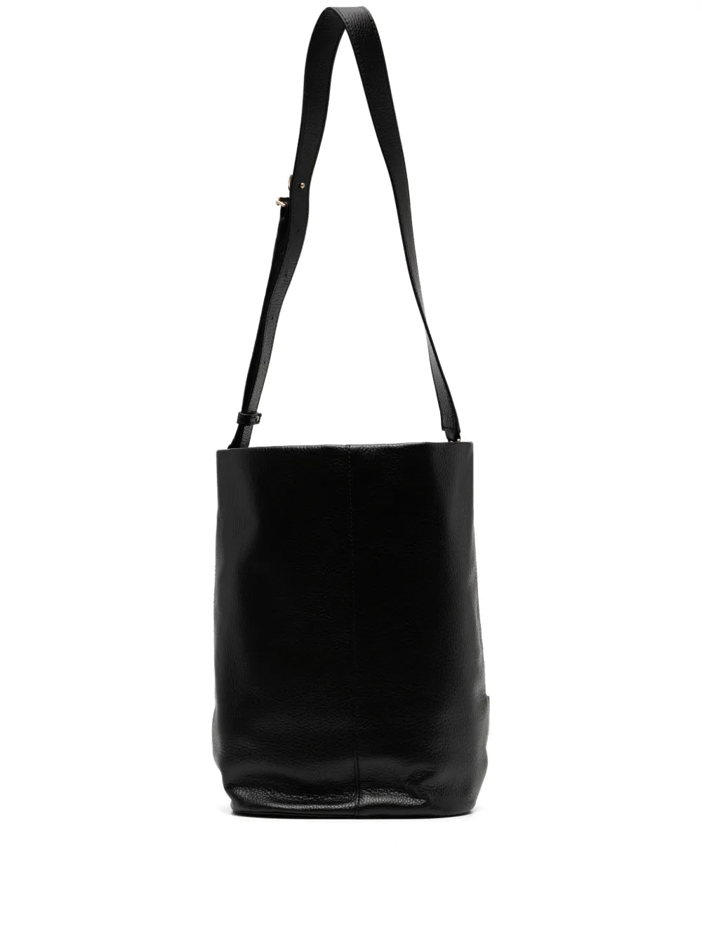 agn? b. leather one shoulder bag
