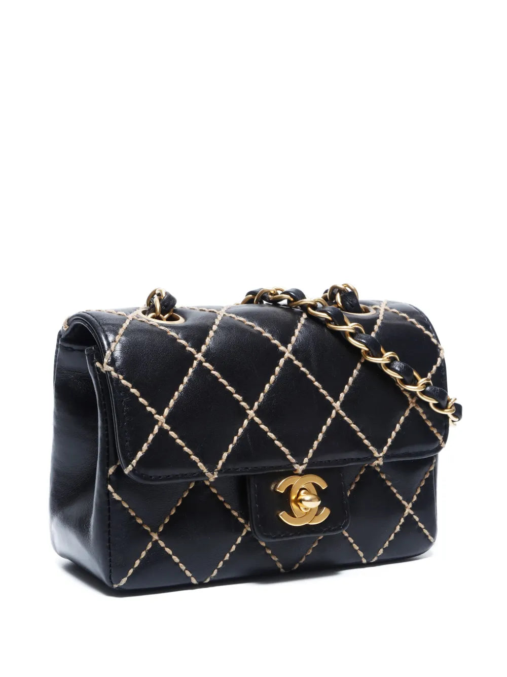 Pre-OwnedCHANEL Pre-Owned2003-2004 mini Wild Stitch shoulder bag
